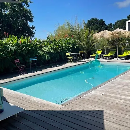 Maison Bois Massif Piscine Privatisee Proche Loire